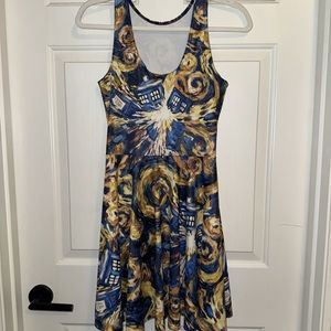 Blackmilk Doctor Who Exploding Tardis Reversible Skater M